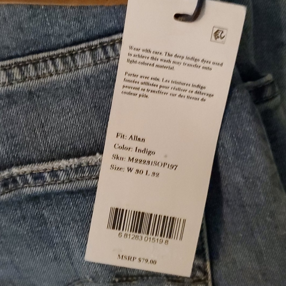Silver Jeans Allan Classic Fit Slim Leg Jeans - Picture 3 of 7